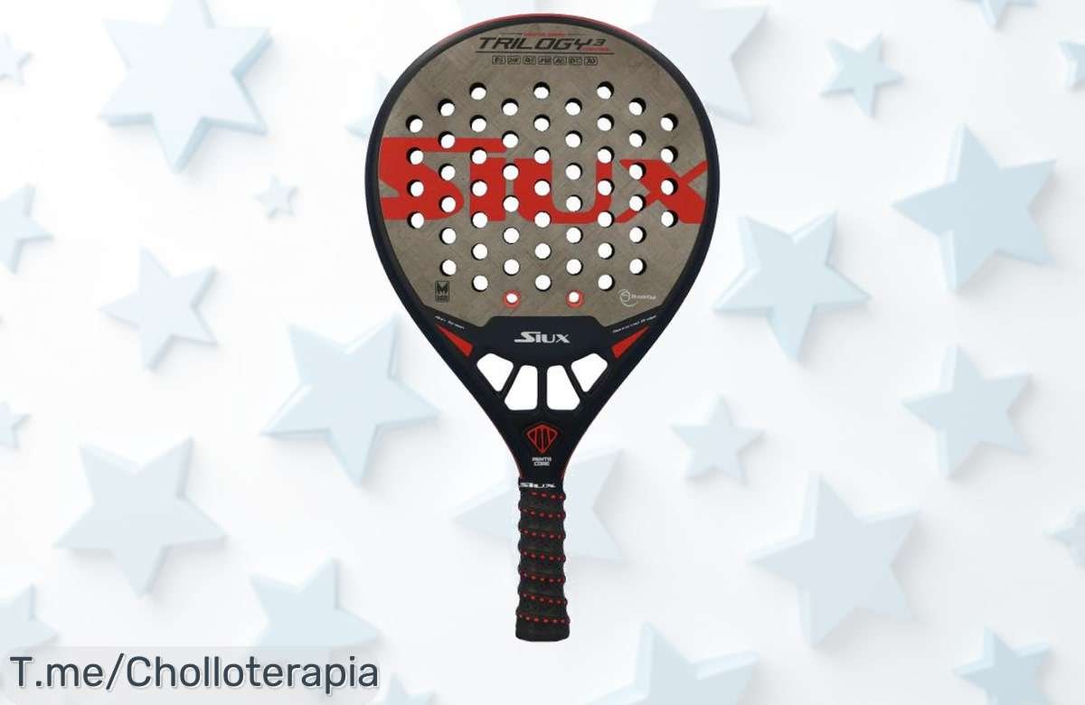 Siux Trilogy 3 Control racket con potencia brutal y control nunca visto a un precio loco aprovecha este super chollo de descuento brutal antes que se acabe ¡corre!