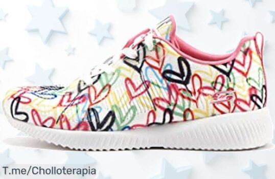 Skechers Bobs Squad Starry Love mujer talla 385 con descuento brutal y precio de ganga única corre que es un ofertón limitado ¡no lo dejes escapar!