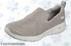 Skechers Go Walk 5 sin cordones con suela antideslizante precio loco nunca visto aprovecha el ofertón y consigue tu par antes de que se termine este descuento brutal