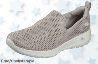 Skechers Go Walk 5 sin cordones con suela antideslizante precio loco nunca visto aprovecha el ofertón y consigue tu par antes de que se termine este descuento brutal