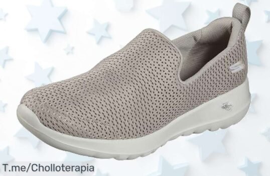 Skechers Go Walk 5 sin cordones con suela antideslizante precio loco nunca visto aprovecha el ofertón y consigue tu par antes de que se termine este descuento brutal