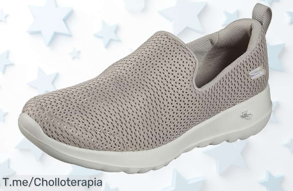 Skechers Go Walk 5 sin cordones con suela antideslizante precio loco nunca visto aprovecha el ofertón y consigue tu par antes de que se termine este descuento brutal