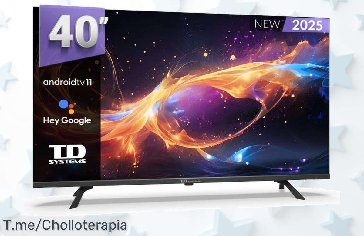 Smart TV 40 pulgadas full hd con Android 11 y control por voz Hey Google en un super chollo de precio loco que no volverás a ver ¡Compra ya antes que se acabe!