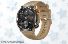 Smart watch militar con llamada manos libres linterna LED y compás diseño elegante a precio loco super chollo oferta limitada aprovecha este ofertón nunca visto compra ya