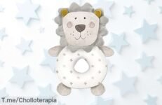 Sonajero peluche león con cascabel divertido que tu bebé adorará agarrar oferta única y precio de ganga nunca visto corre ya por este super chollo limitado