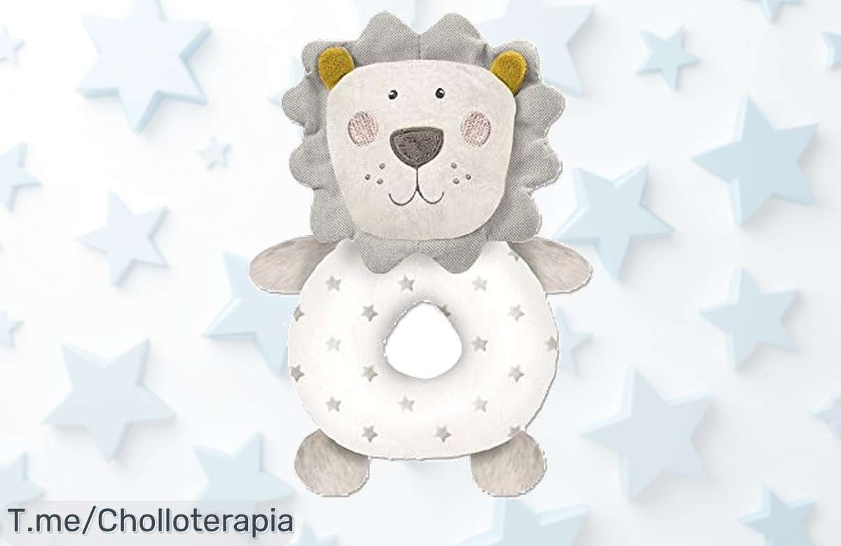 Sonajero peluche león con cascabel divertido que tu bebé adorará agarrar oferta única y precio de ganga nunca visto corre ya por este super chollo limitado