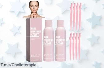 Spray depilatorio facial con cuatro afeitadoras diseña tu piel sin tirones ni irritación aprovecha este super chollo y descuento brutal ya que es un precio de ganga ¡corre!