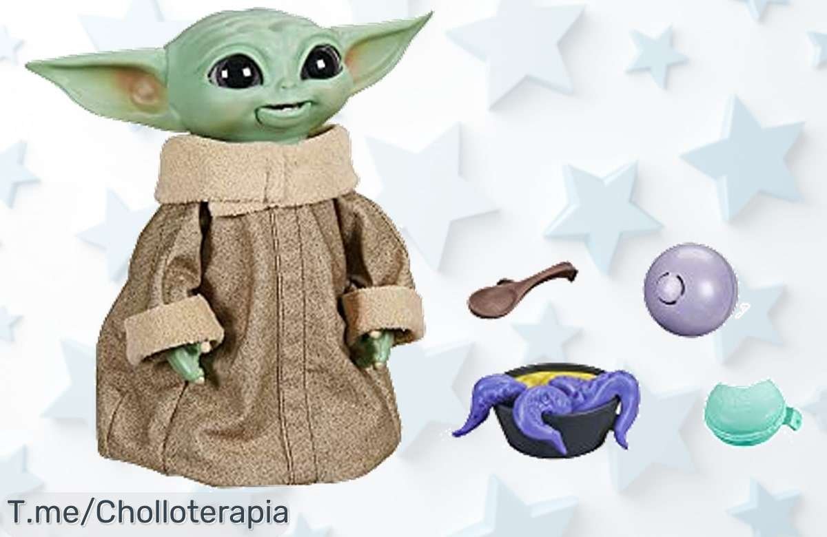 Star wars galactic snackin grogu 23 cm con sonidos reales a un precio loco y descuento brutal nunca visto ¡No dejes pasar este súper chollo y corre antes que se agote!