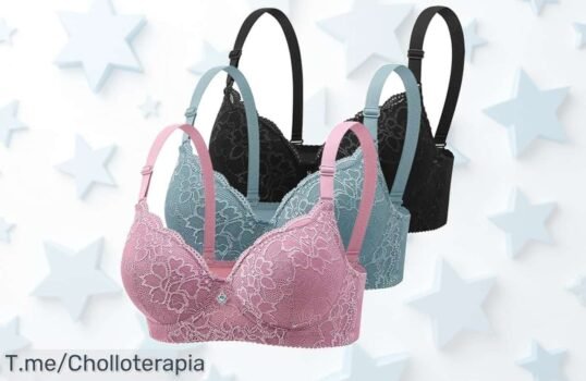 Sujetadores con aros y encaje pack 2 más soporte increíble para bustos grandes oferta brutal con precio loco que no verás jamás corre ya por este super chollo limitado