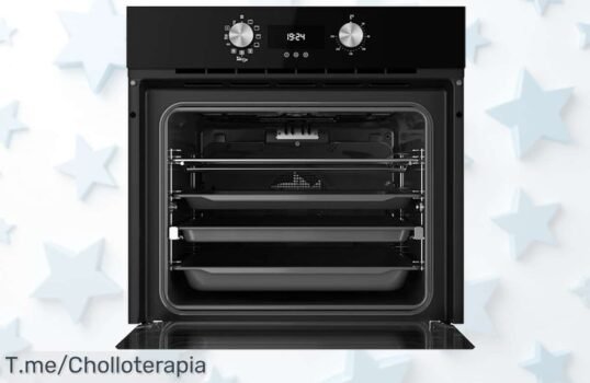 Teka horno multifunción AirFry 60 cm con limpieza HydroClean Pro función crujiente sin aceite ¡Descuento brutal nunca visto y ofertón irresistible corre ya!