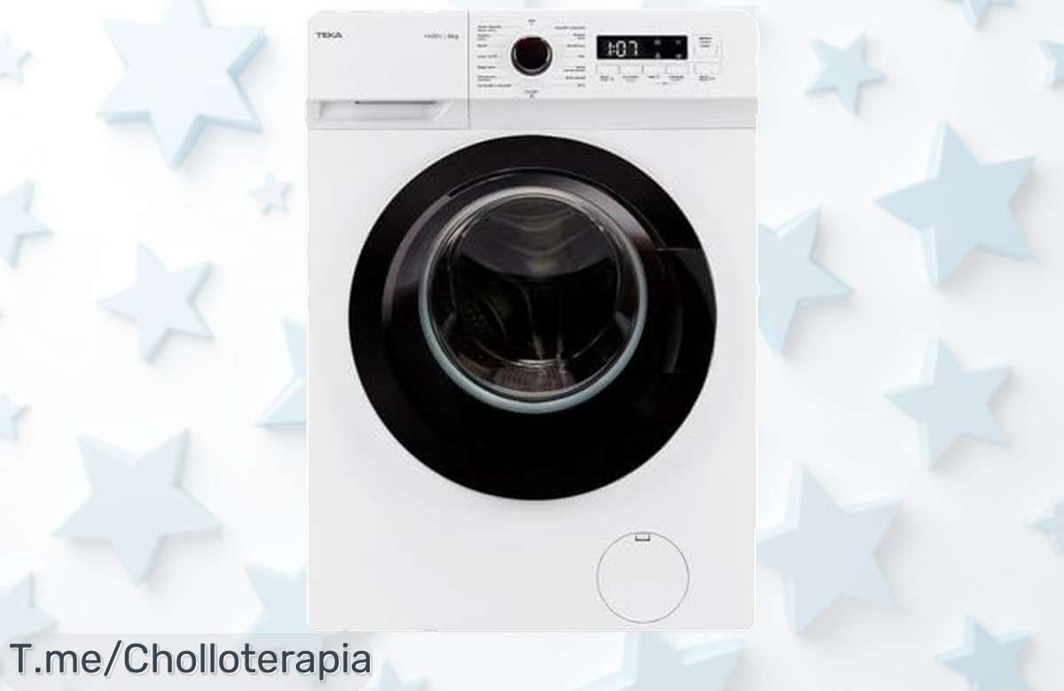 Teka lavadora 8 kg con 15 programas que lava en solo 15 minutos super silenciosa y a precio loco aprovecha este ofertón único antes de que desaparezca compra ya