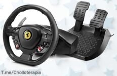 Thrustmaster T80 RW Ferrari 488 GTB con control ultra preciso un ofertón de precio loco que te pone al mando como nunca antes aprovecha el descuento brutal ya