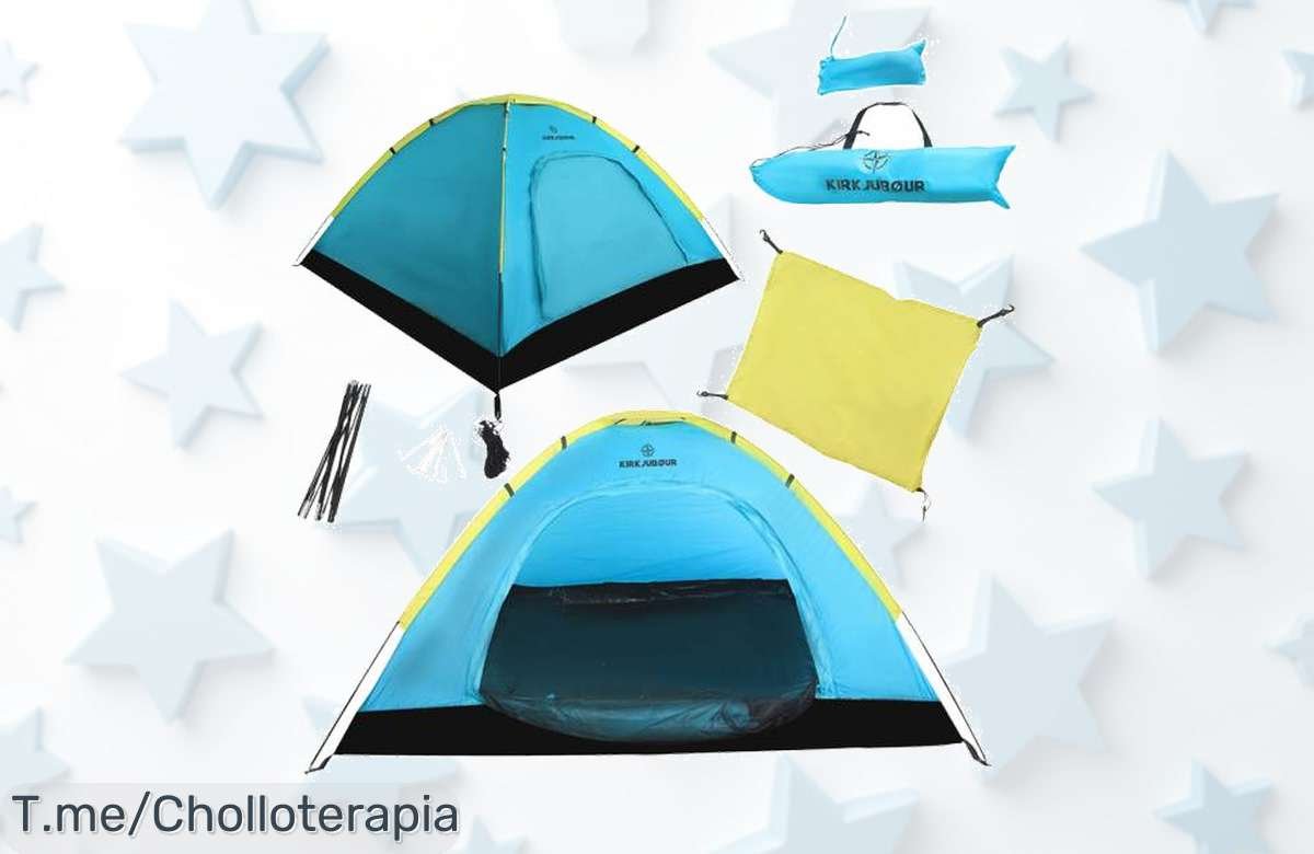 Tienda turquesa Kirkjubøur® Vindr para 2 personas con descuento brutal y precio de ganga nunca visto un super chollo que vuela ¡aprovecha ya antes que desaparezca!