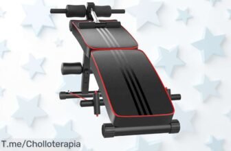 Transforma tu abdomen con el ALLINLIFE FOLDING BENCH en un super chollo que no puedes dejar escapar ¡Entrena donde quieras y fortalece tus músculos ya!