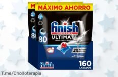 Transforma tu cocina con Finish Powerball ULTIMATE: brillo diamante y menos químicos a un precio loco ¡Stock limitado, compra ahora y disfruta de la limpieza perfecta!