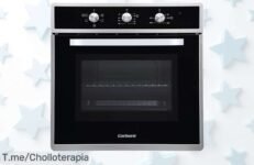 Transforma tu cocina con el horno Corberó de 70L a un precio loco, diseño elegante y cocción rápida ¡No te pierdas este ofertón antes que se agote!