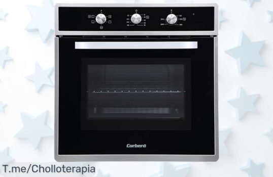 Transforma tu cocina con el horno Corberó de 70L a un precio loco, diseño elegante y cocción rápida ¡No te pierdas este ofertón antes que se agote!