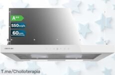 Transforma tu cocina con la campana extractora Perfect, ¡un succionador de 550 m³-h que hará todo por ti! Aprovecha este ofertón antes de que se agote