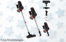 Transforma tu hogar con la AIGOSTAR Aspiradora Vertical 3 en 1, ¡potente y silenciosa! Aprovecha este ofertón único y llévatela a un precio loco, solo por tiempo limitado