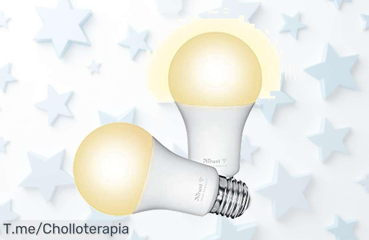 Transforma tu hogar con la bombilla LED inteligente a precio loco, controla la luz con tu voz y crea escenarios mágicos. ¡No dejes pasar este ofertón!