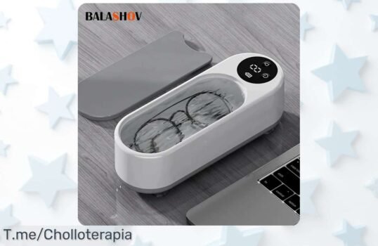 Transforma tu limpieza con la máquina ultrasónica de 450ml, ¡ofertón exclusivo que nunca has visto! Limpieza profunda al instante Compra ya y no te quedes sin ella