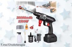 Transforma tu limpieza con la pistola lavadora inalámbrica de 30000mAh y 1500W a un precio loco, ¡haz brillar todo en un instante! Oferta limitada, compra ya antes que se agoten