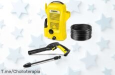 Transforma tu limpieza en un juego divertido con la hidrolimpiadora Karcher K 2 a precio loco, oferta nunca vista que se esfuma rápido ¡Compra ya y no te quedes sin ella!