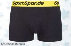 Transforma tu ropa interior con los calzoncillos bóxer negroamarillo Sparbuchse, super chollo a un precio loco que no puedes dejar pasar ¡Actúa ya y luce increíble!