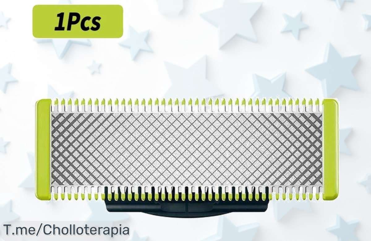 Transforma tu rutina de afeitado con el cabezal Oneblade y 8 cuchillas ¡Oferta increíble a precio loco! Stock limitado, no dejes pasar este chollo único y compra ya.