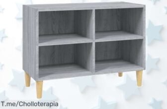 Transforma tu sala con el mueble de TV gris Sonoma, un super chollo que no puedes dejar pasar ¡Aprovecha la oportunidad única y compra ahora antes de que se acabe!