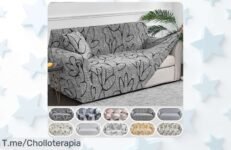 Transforma tu sala con esta funda de sofá elástica y floral, fácil de poner y a precio loco ¡No te pierdas este ofertón limitado, compra ya antes que volar!