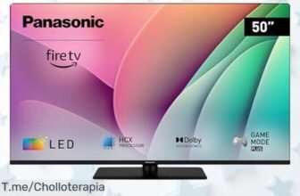 Transforma tus noches de cine con la Panasonic TV50W80AEZ 4K Ultra HD a un precio loco ¡Super chollo disponible solo por tiempo limitado! No te quedes sin ella