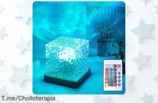 Transforma tus noches en magia con el proyector de luz de ola de mar, 16 colores impresionantes a un precio loco ¡No te quedes sin tu ofertón, compra ya!