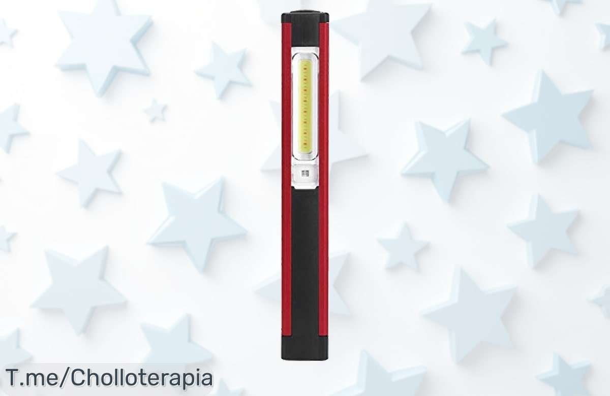 Transforma tus reparaciones con la lámpara LED COB recargable a precio loco: cinco modos de luz, diseño portátil y stock limitado. ¡Haz tu compra ahora antes que se agote!