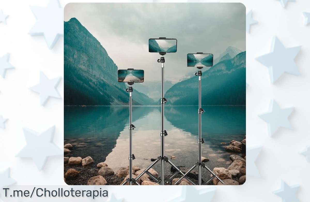 Trípode ajustable para móvil con cabeza 1/4 el mejor aliado para fotos perfectas a precio de ganga no pierdas este ofertón con descuento brutal y unidades limitadas corre ya