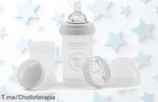 Twistshake biberón anticólicos con sistema antiflujo para un bebé feliz y sin grumos disfruta de este ofertón con descuento brutal precio loco por tiempo limitado corre ya