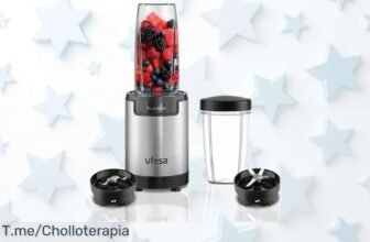 Ufesa Nutrimix a precio loco potencia brutal de 900W para batidos y smoothies extrae todo el poder de frutas con super chollo ofertón y descuento brutal ¡compra ya antes que se acabe!