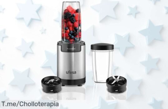 Ufesa Nutrimix a precio loco potencia brutal de 900W para batidos y smoothies extrae todo el poder de frutas con super chollo ofertón y descuento brutal ¡compra ya antes que se acabe!