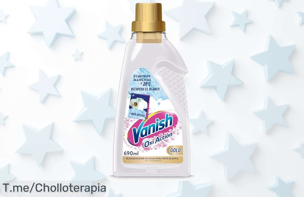 Vanish Reckitt Oxi Advance gel saca manchas imposibles al instante con un descuento brutal nunca visto consigue este super chollo hoy antes que se agote
