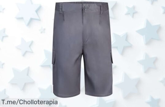 Velilla 344 bermudas multibolsillos con cierre seguro y seis bolsillos para llevar todo sin problema a un precio loco oferta nunca vista aprovecha este ofertón antes que se acabe