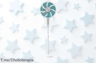 Ventilador Cecotec EnergySilence con motor potente y altura ajustable refresca tu hogar a precio loco aprovecha este ofertón único y corre antes que se acabe
