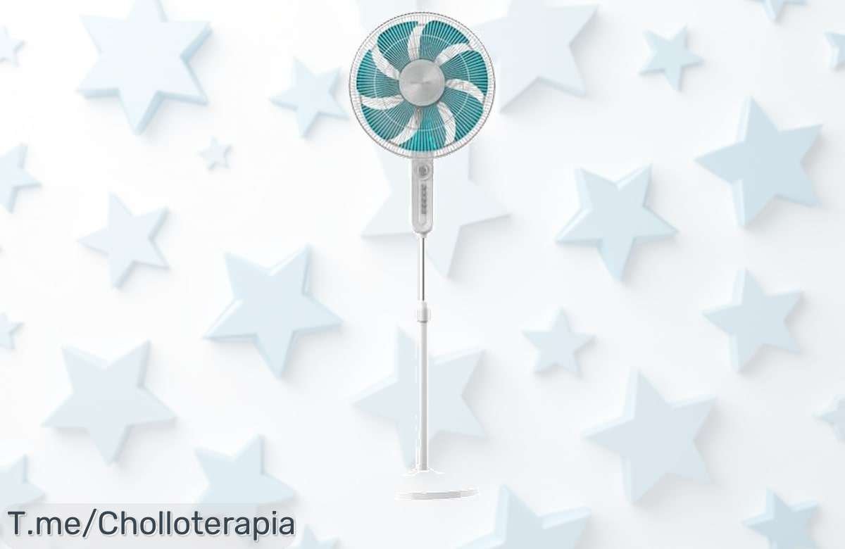 Ventilador Cecotec EnergySilence con motor potente y altura ajustable refresca tu hogar a precio loco aprovecha este ofertón único y corre antes que se acabe