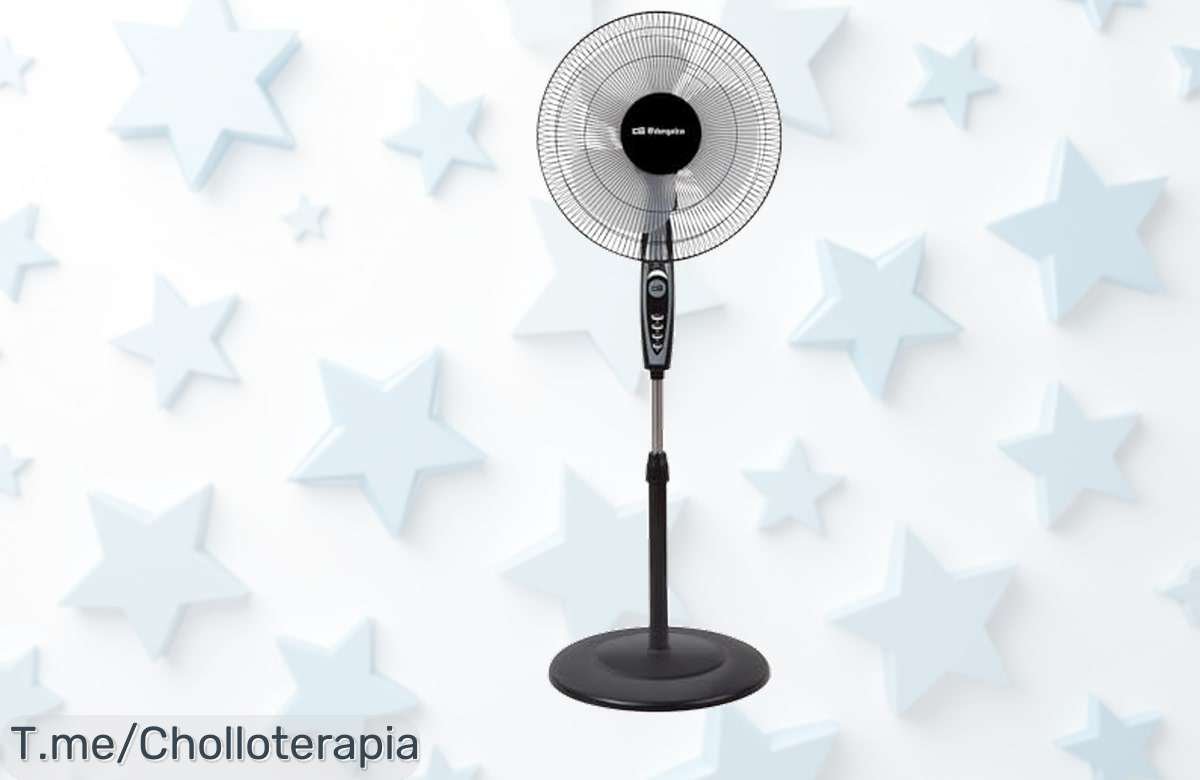 Ventilador Orbegozo SF 0148 con altura ajustable y 3 velocidades a un precio loco para refrescar tu hogar ya no dejes pasar este ofertón nunca visto compra antes que acabe