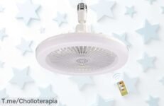 Ventilador de techo 3 en 1 con luz LED y control remoto a un precio loco nunca visto disfruta frescura, diseño moderno y aroma conviértelo ya en tu hogar antes que se agote este ofertón