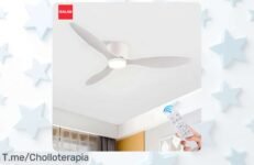 Ventilador de techo iralan con luz ajustable y motor silencioso a un precio loco nunca visto disfruta del máximo comfort ahora aprovecha este ofertón limitado