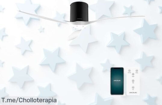 Ventilador de techo súper potente y silencioso con Wifi diseño resistente ideal para interior exterior precio loco descuento brutal oferta nunca vista ¡no pierdas este super chollo!