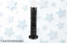 Ventilador de torre silencioso sin aspas con oscilación 90 grados para aire fresco y seguridad máxima precio loco oferta nunca vista ¡aprovecha ya este descuentazo limitado!