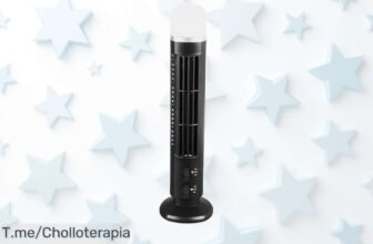 Ventilador de torre silencioso sin aspas con oscilación 90 grados para aire fresco y seguridad máxima precio loco oferta nunca vista ¡aprovecha ya este descuentazo limitado!