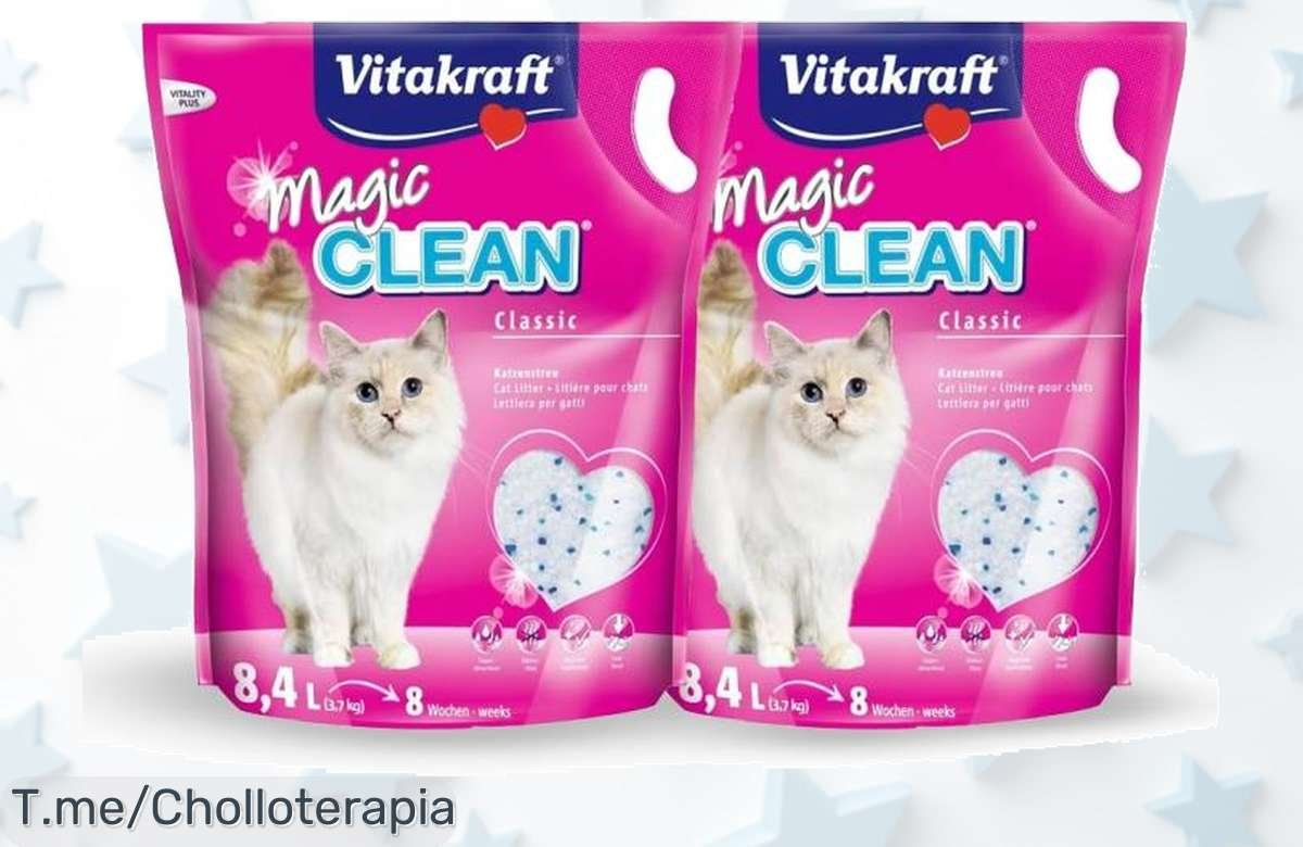 Vitakraft arena de sílice para gatos 2×8,4L ultra absorbente con control de olores por horas un ofertón con descuento brutal y precio de ganga ¡compra ya que vuela!