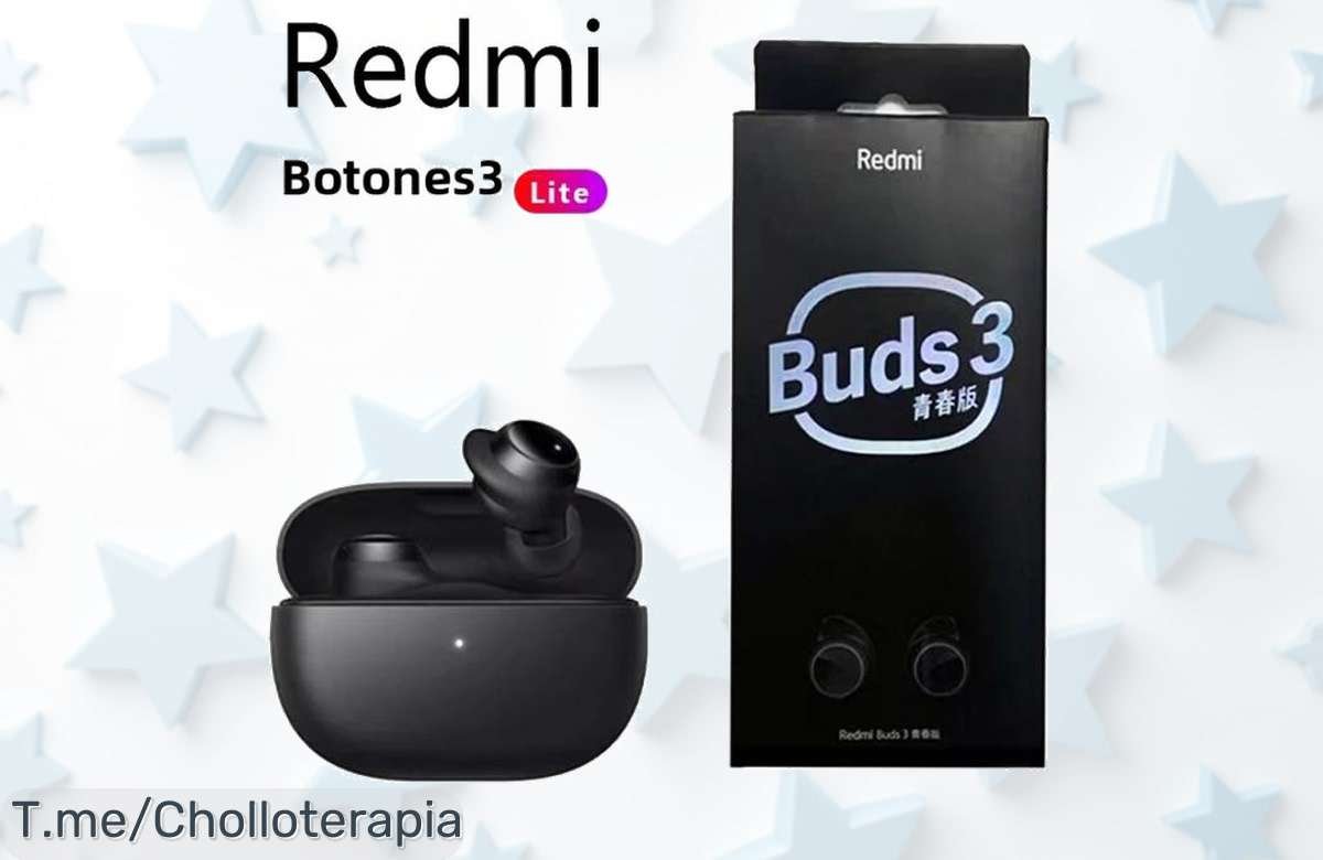 Xiaomi Redmi Buds 3 Lite con micro que capta todo y resistencia al agua precio loco nunca visto super chollo oferta brutal ¡compra ya antes de que vuelen!